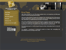 Tablet Screenshot of abalegal.net